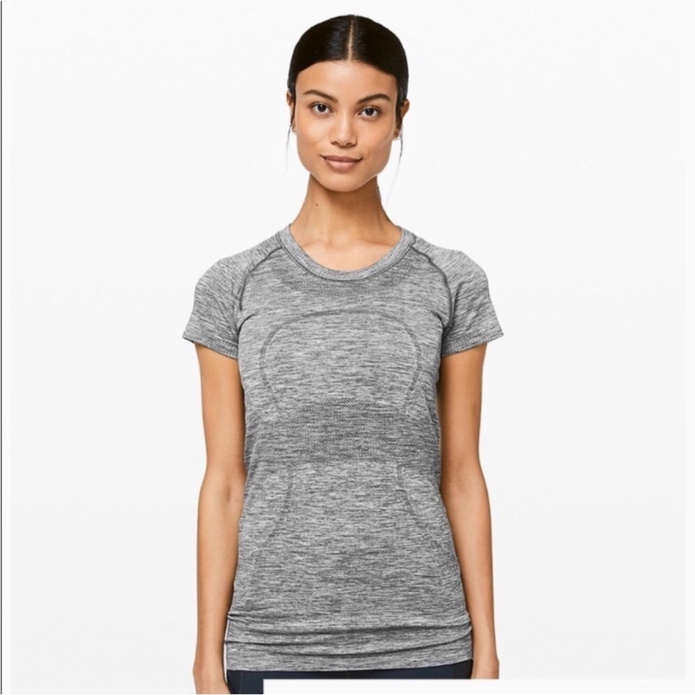 Lululemon Swiftly Tech Shirt Short Sleeves Heather Gray 14 #173